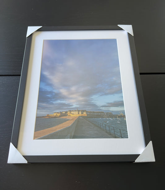 Stampa Fotografica Fine Art - SUNSET ON SAINT MALO - Edizione Limitata