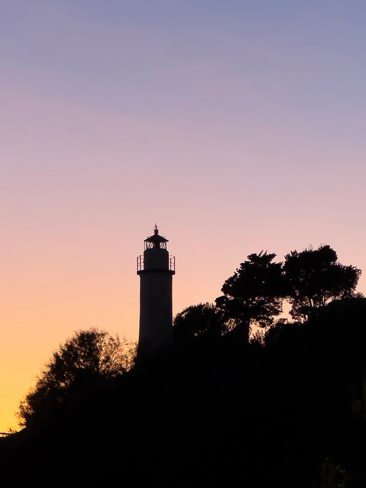 Stampa Fotografica Fine Art - SUNSET ON LIGHTHOUSE - Edizione Limitata