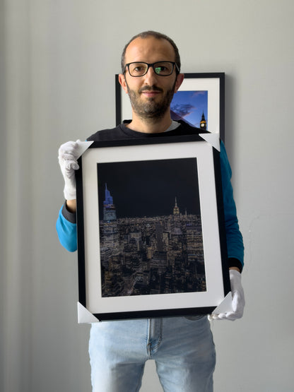 Stampa Fotografica Fine Art - THE NIGHT IN MANHATTAN - Edizione Limitata