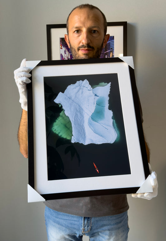 Stampa Fotografica Fine Art - ICE ROWING (Black frame) - Edizione Limitata