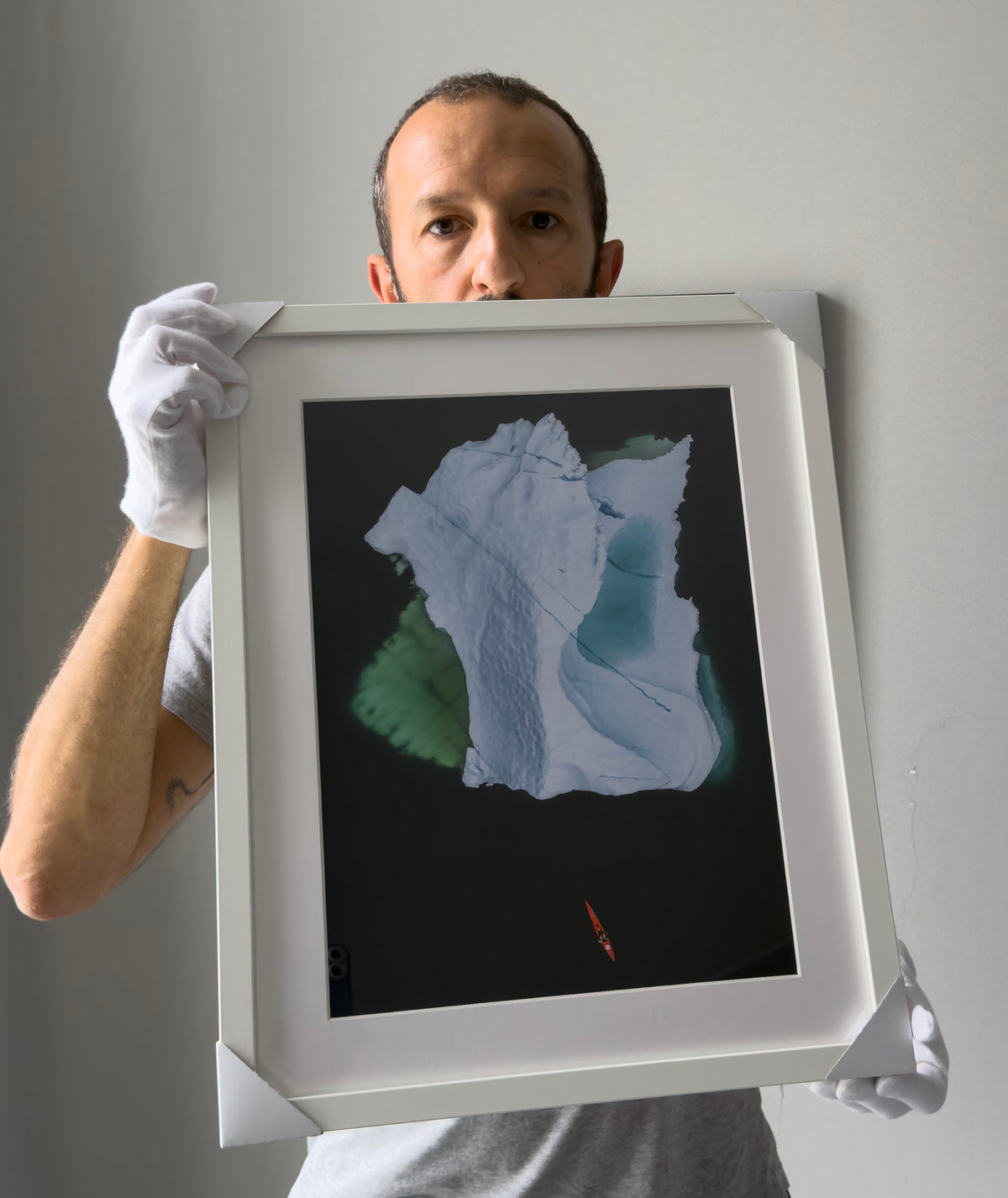Stampa Fotografica Fine Art - ICE ROWING (White frame) - Edizione Limitata