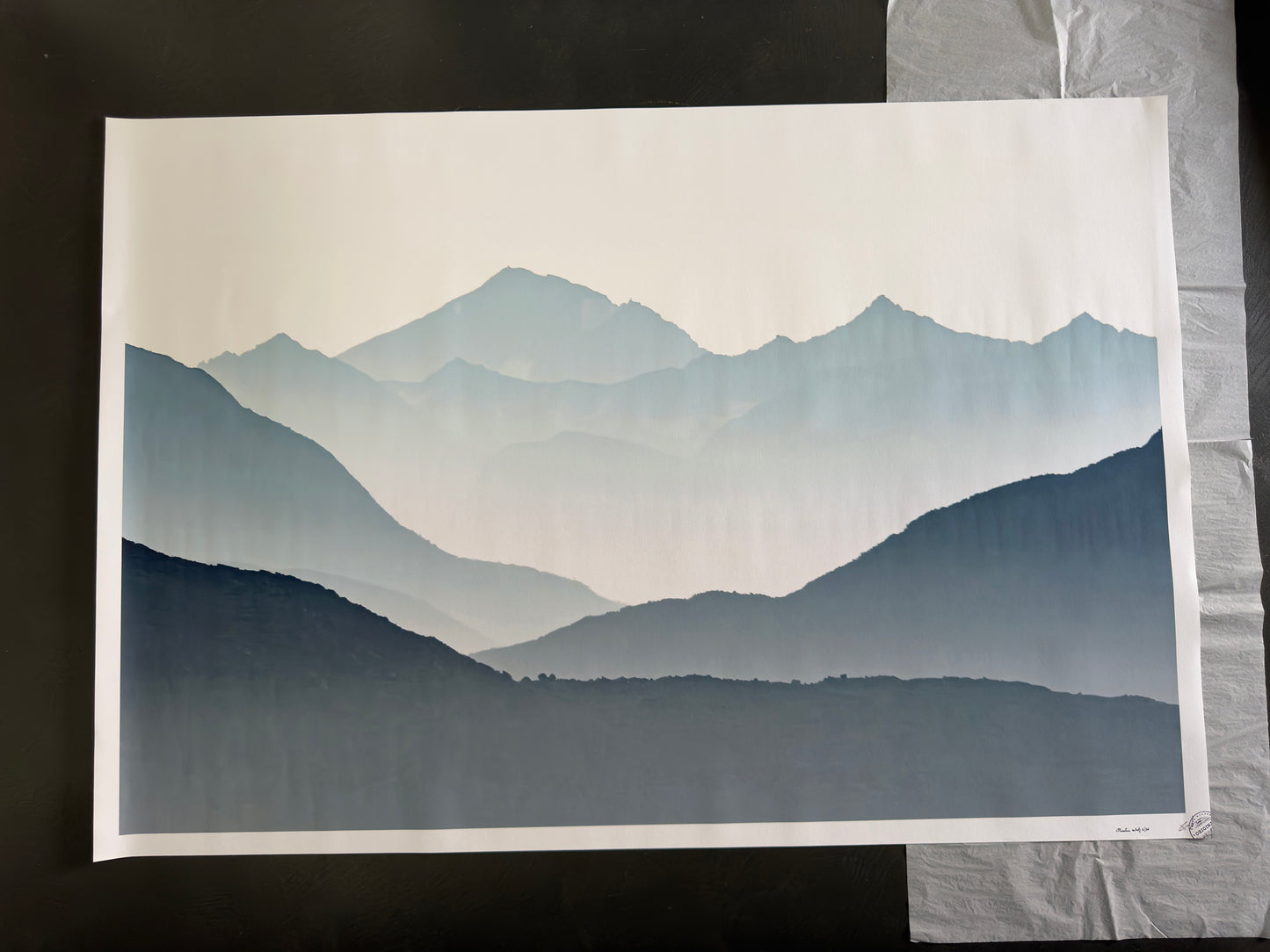 Fine Art Photographic Print - MOUNTAIN RELIEF XXL - Limited Edition