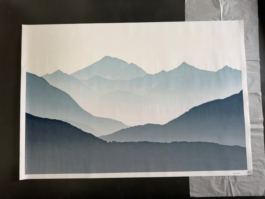 Kunstdruck – BERGRELIEF XXL – Limitierte Auflage