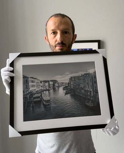 Stampa Fotografica Fine Art - IL CANAL GRANDE OLD STYLE - Edizione Limitata
