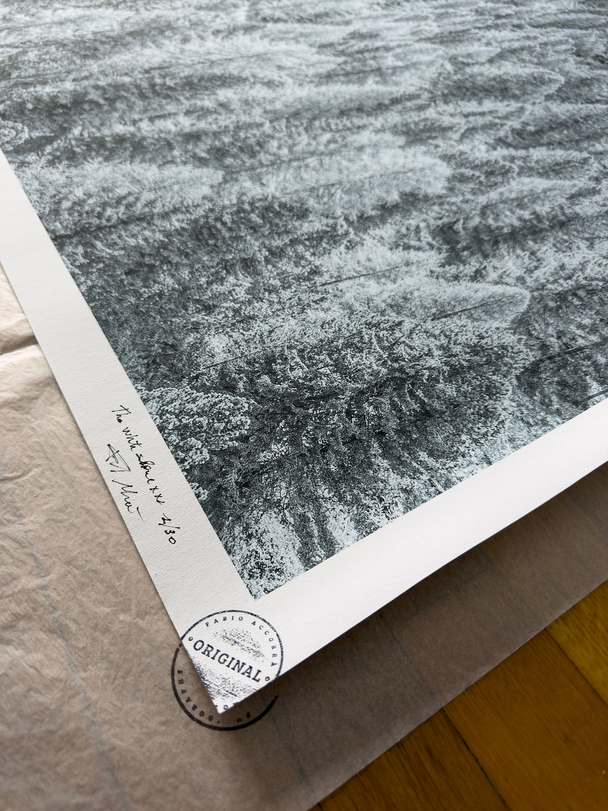 Stampa Fotografica Fine Art - THE WHITE SILENCE XXL - Edizione Limitata