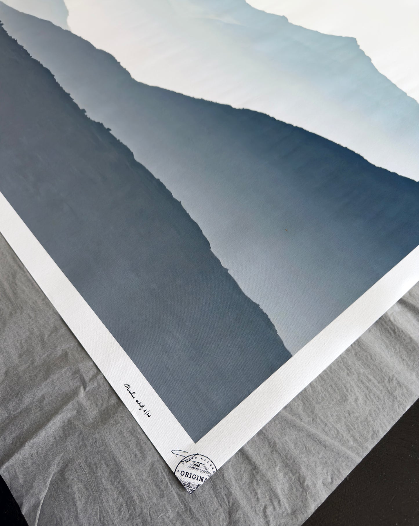 Fine Art Photographic Print - MOUNTAIN RELIEF XXL - Limited Edition