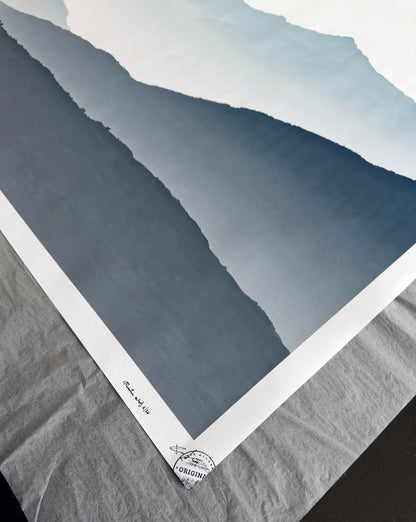 Fine Art Photographic Print - MOUNTAIN RELIEF XXL - Limited Edition