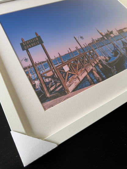 Fotodruck in Fine Art – VENEDIG, BLAUE STUNDE – Limitierte Auflage