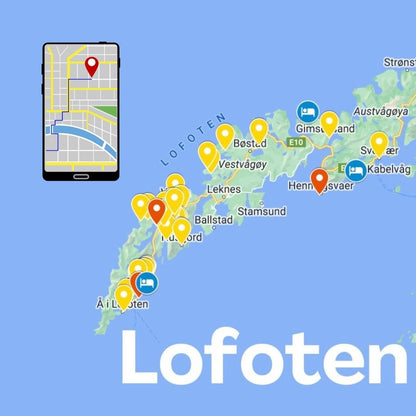 Mappa Fotografica delle Isole Lofoten - Spot Iconici e Segreti