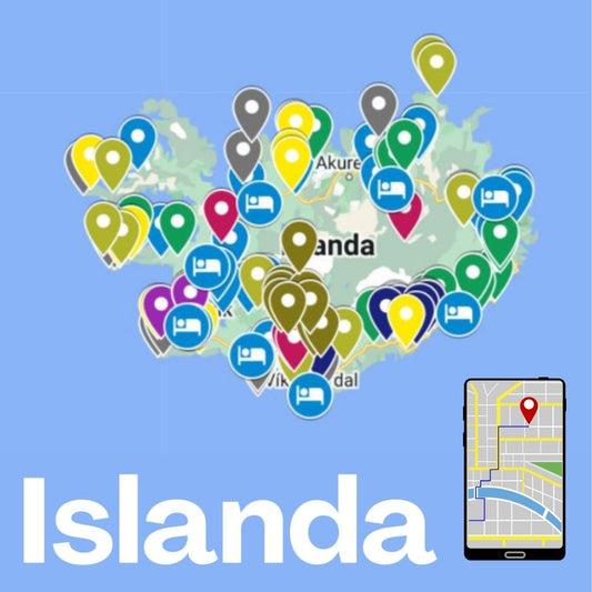 Mappa Fotografica dell'Islanda - 100+ Spot Iconici e Segreti