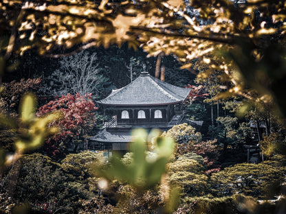 GLIMPSE OF GINKAKU-JI
