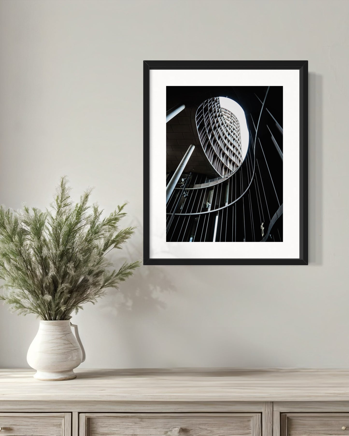 THE SKY IN THE BUILDING