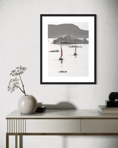 SAILING BETWEEN ICEBERGS