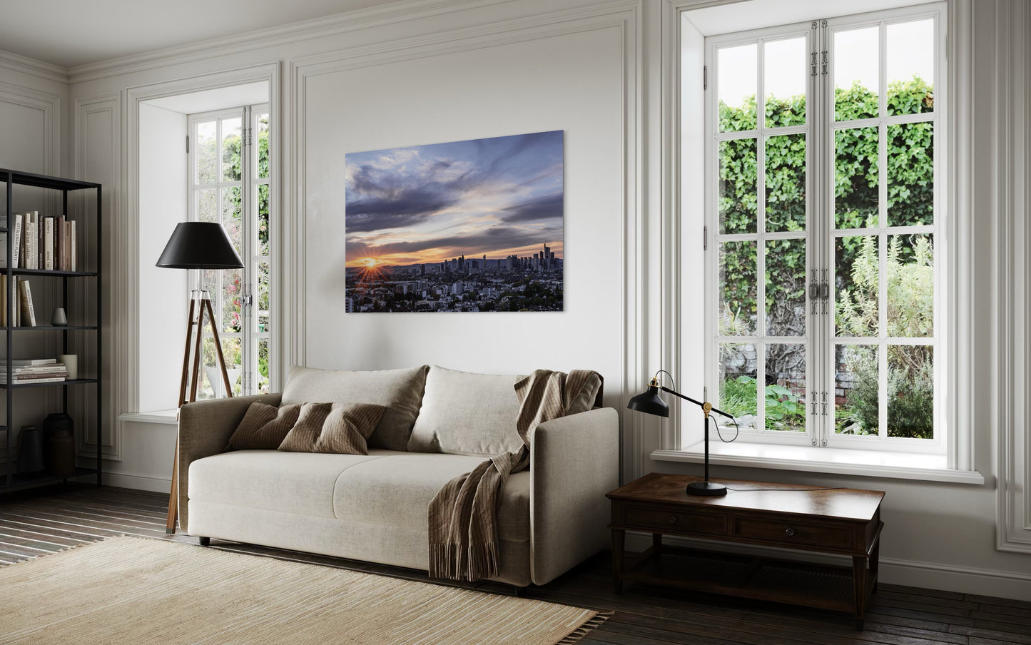 SUNSET ON BEAUTIFUL FRANKFURT XXL