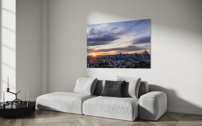 SUNSET ON BEAUTIFUL FRANKFURT XXL