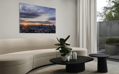 SUNSET ON BEAUTIFUL FRANKFURT XXL