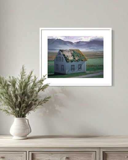 Fine Art Photographic Print - ICELAND TORP HOUSE - Limited Edition