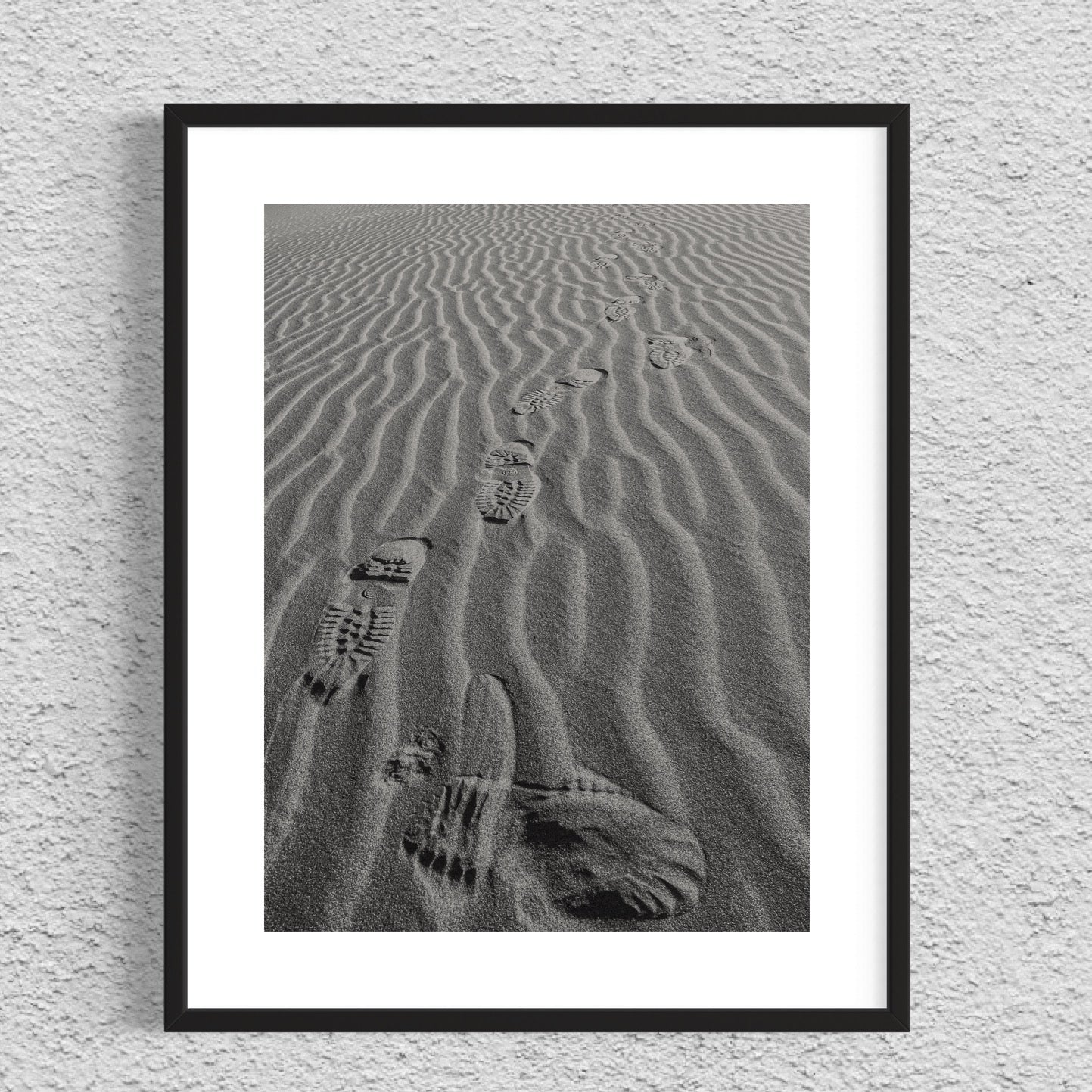 TRACKS ON THE SAHARA