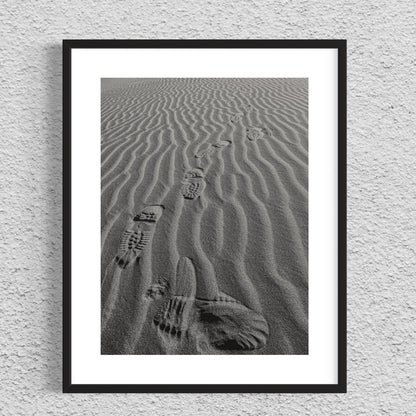 TRACKS ON THE SAHARA