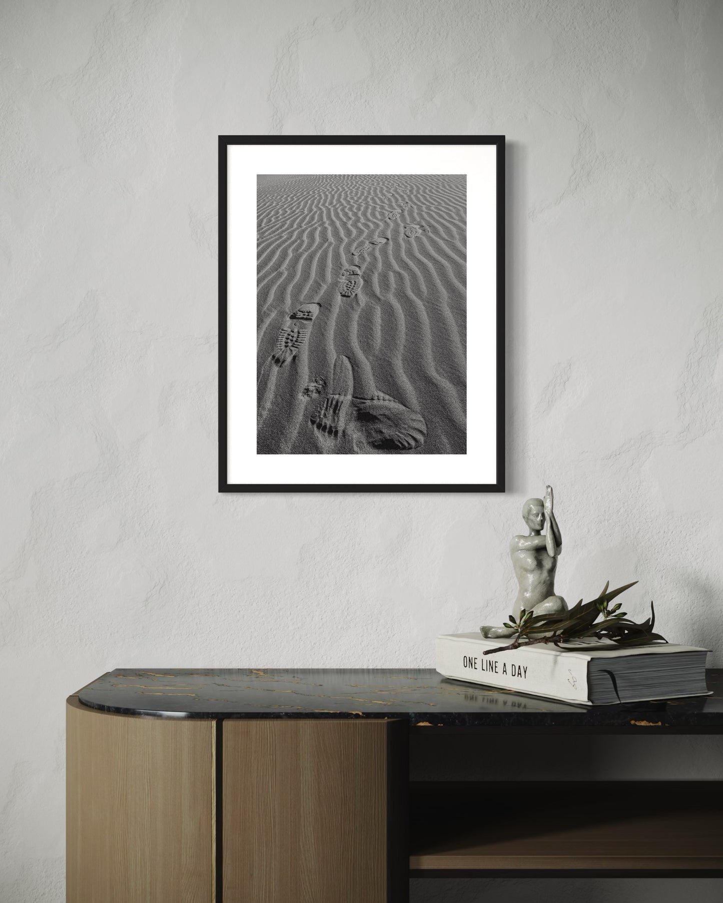 TRACKS ON THE SAHARA