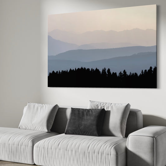 Stampa Fotografica Fine Art - SUNSET IN THE MOUNTAINS XXL - Edizione Limitata