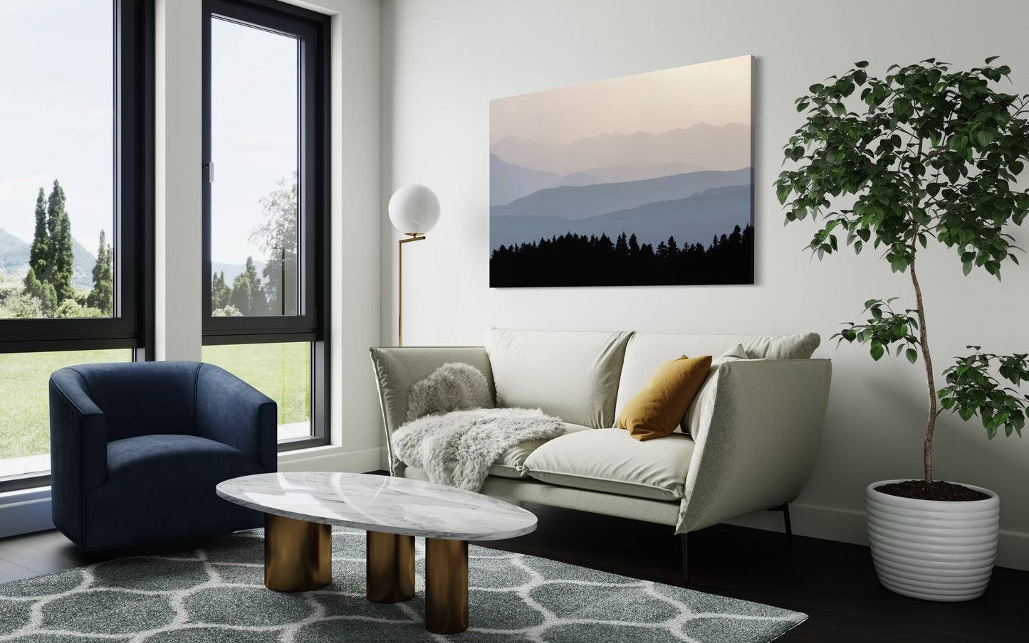 SUNSET IN THE MOUNTAINS XXL