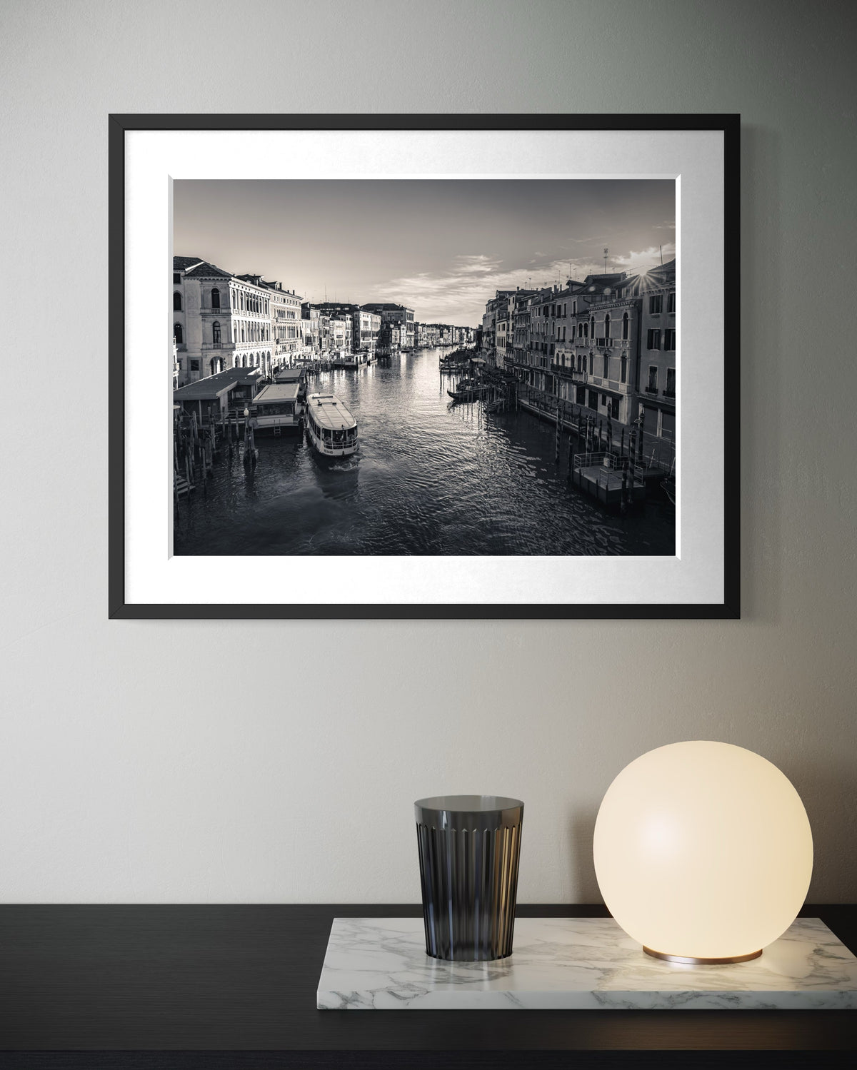 Stampa Fotografica Fine Art - IL CANAL GRANDE OLD STYLE - Edizione Limitata