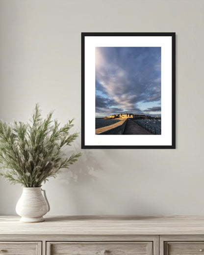 SUNSET ON SAINT MALO