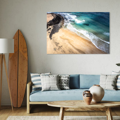 SURFERS ON THE BEACH