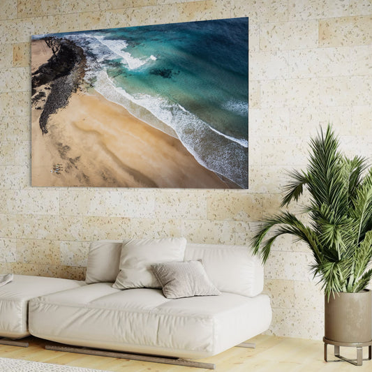 SURFERS ON THE BEACH