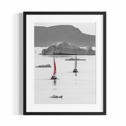 SAILING BETWEEN ICEBERGS