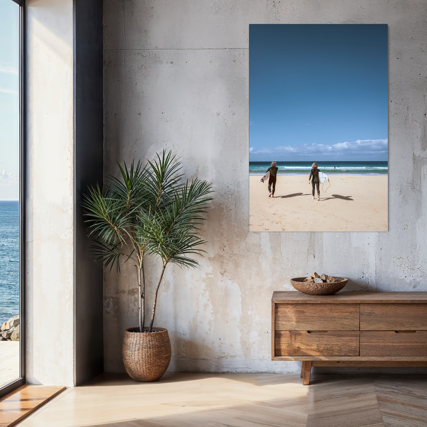 Fine Art Photographic Print - THE SURFERS COUPLE - Limited Edition
