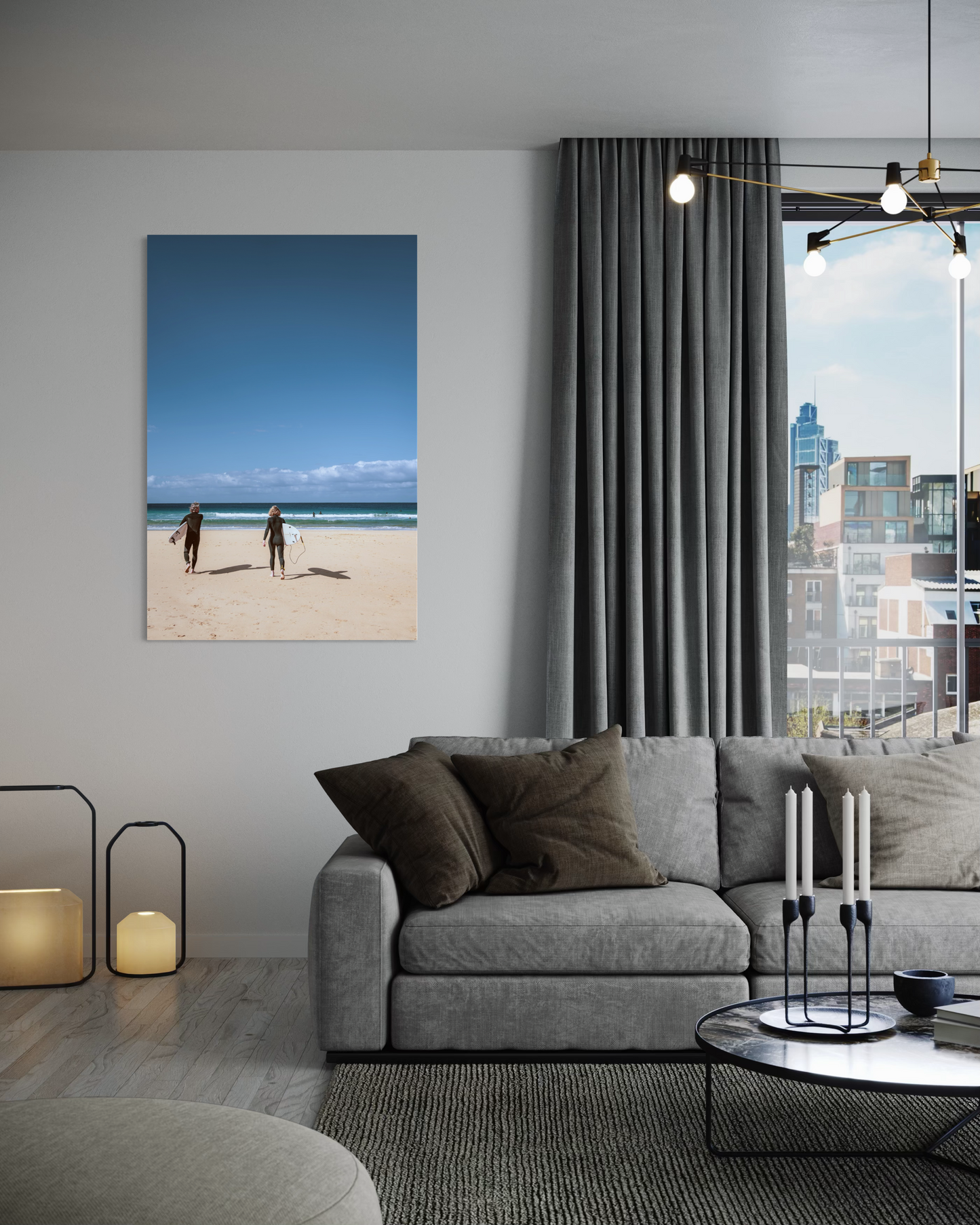 Fine Art Photographic Print - THE SURFERS COUPLE - Limited Edition