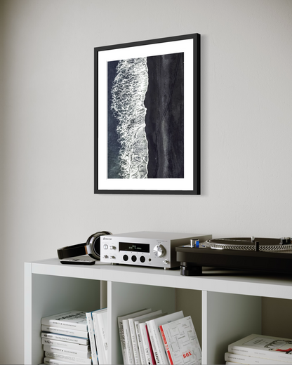Fine Art Photographic Print - THE BLACK BEACH - Limited Edition