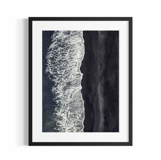 Fine Art Photographic Print - THE BLACK BEACH - Limited Edition