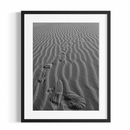 Fine Art Photographic Print - TRACKS ON THE SAHARA - Limited Edition