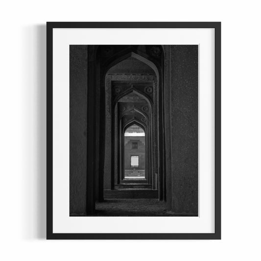 Fotodruck in Fine Art – INDIAN GLIMSES (Schwarzweiß) – Limitierte Auflage