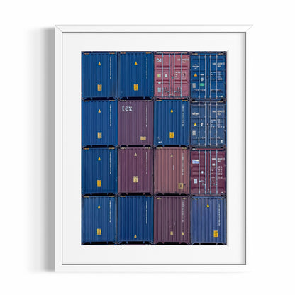 Stampa Fotografica Fine Art - CONTAINER GEOMETRIES - Edizione Limitata