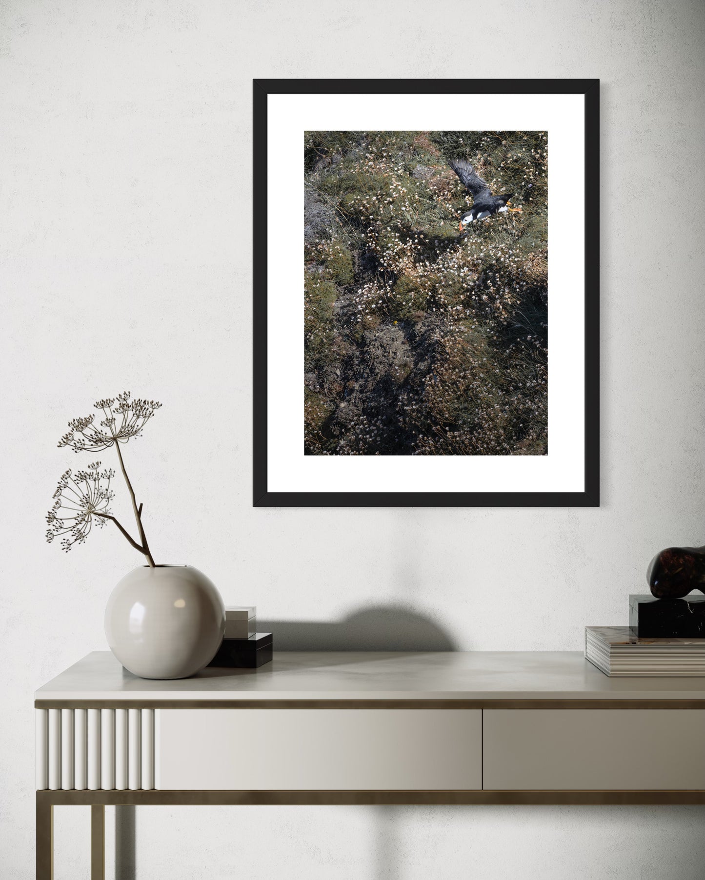 Fine Art Photographic Print - PUFFIN IN ACTION - Limited Edition