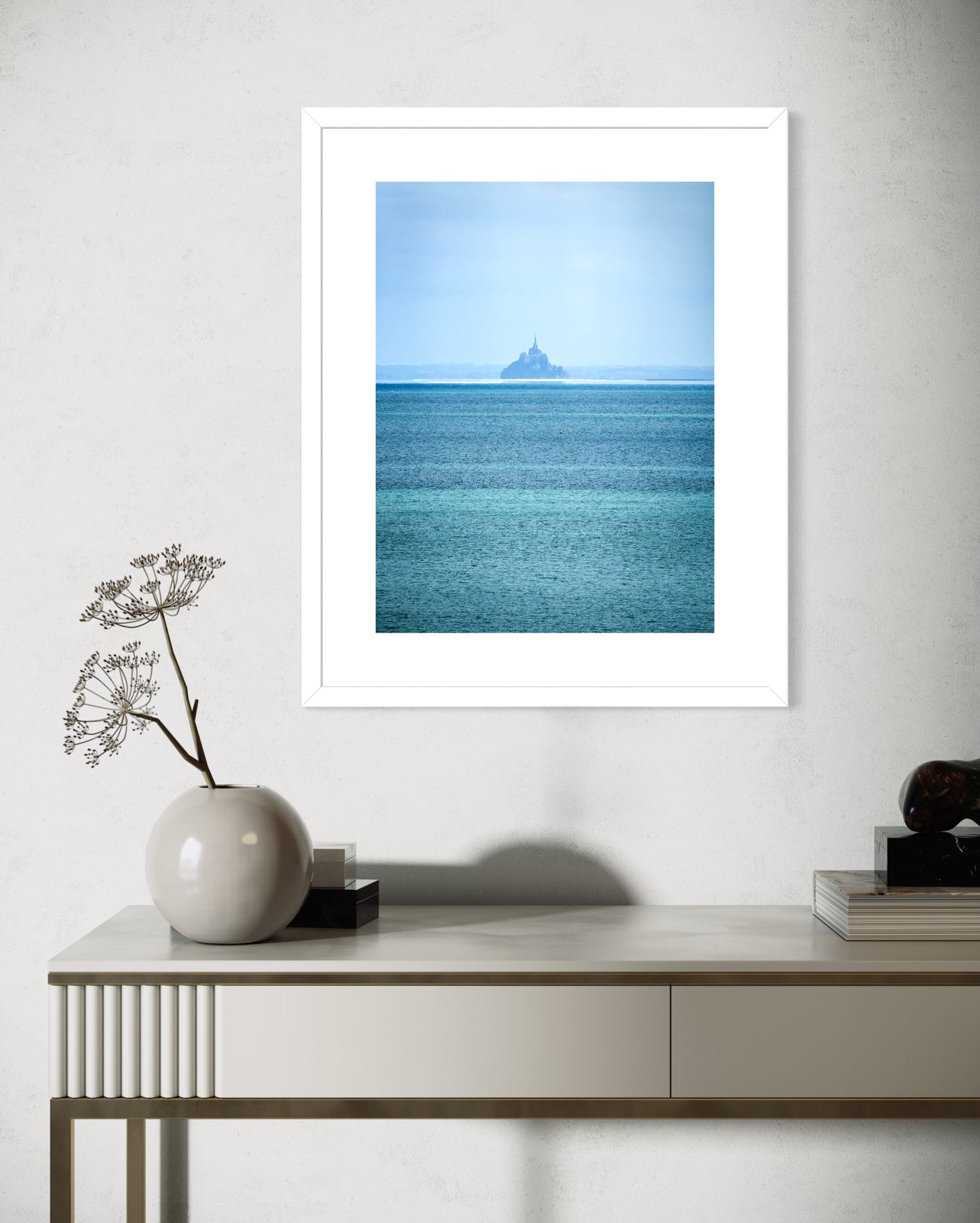 MONT SAINT MICHEL ON THE HORIZON