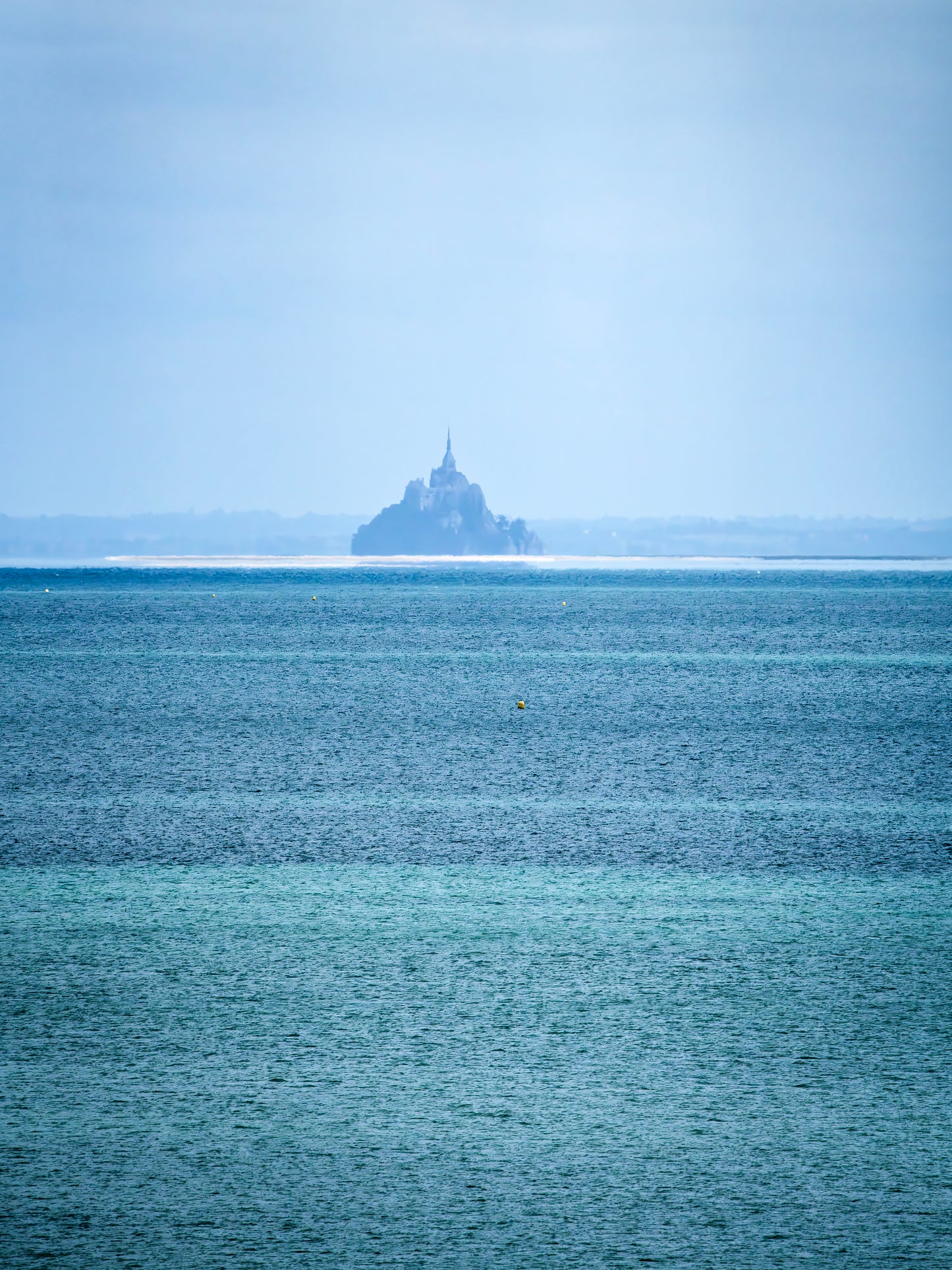 MONT SAINT MICHEL ON THE HORIZON