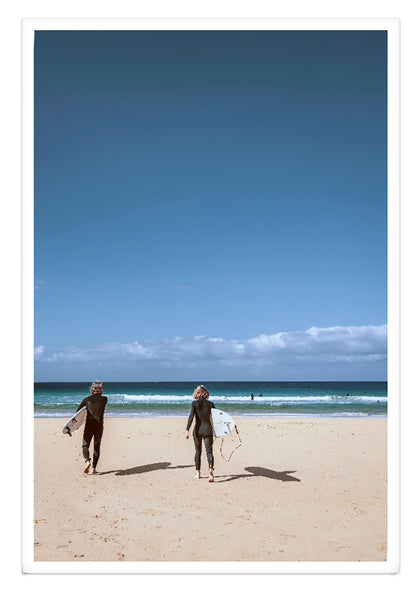 Fine Art Photographic Print - THE SURFERS COUPLE - Limited Edition