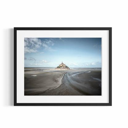 Fotodruck in Fine Art – SAND UM MONT SAINT MICHEL – Limitierte Auflage