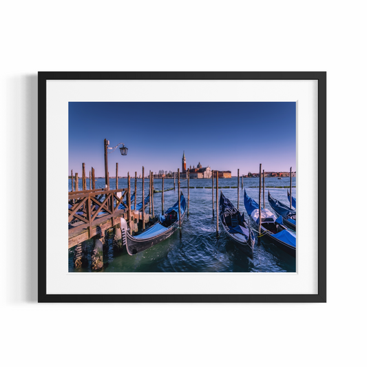 Fotodruck in Fine Art – VENEDIG, BLAUE STUNDE – Limitierte Auflage