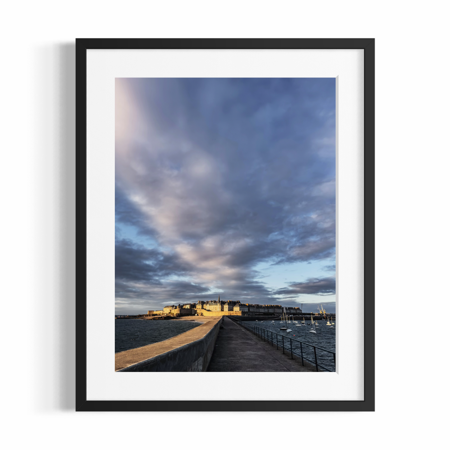 Stampa Fotografica Fine Art - SUNSET ON SAINT MALO - Edizione Limitata