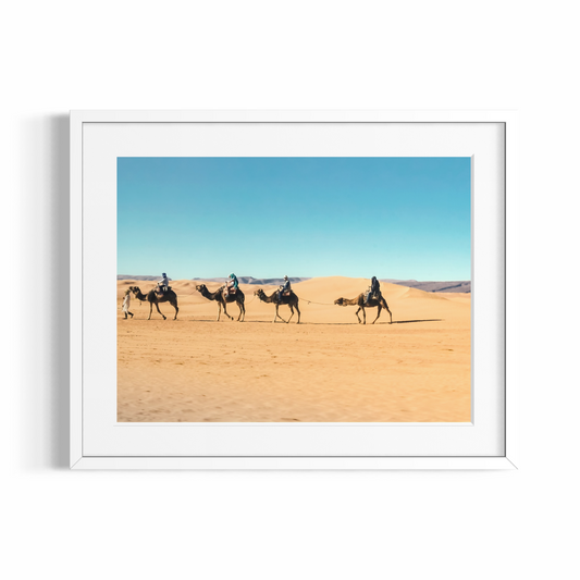 Stampa Fotografica Fine Art - SAHARA CAMELS - Edizione Limitata