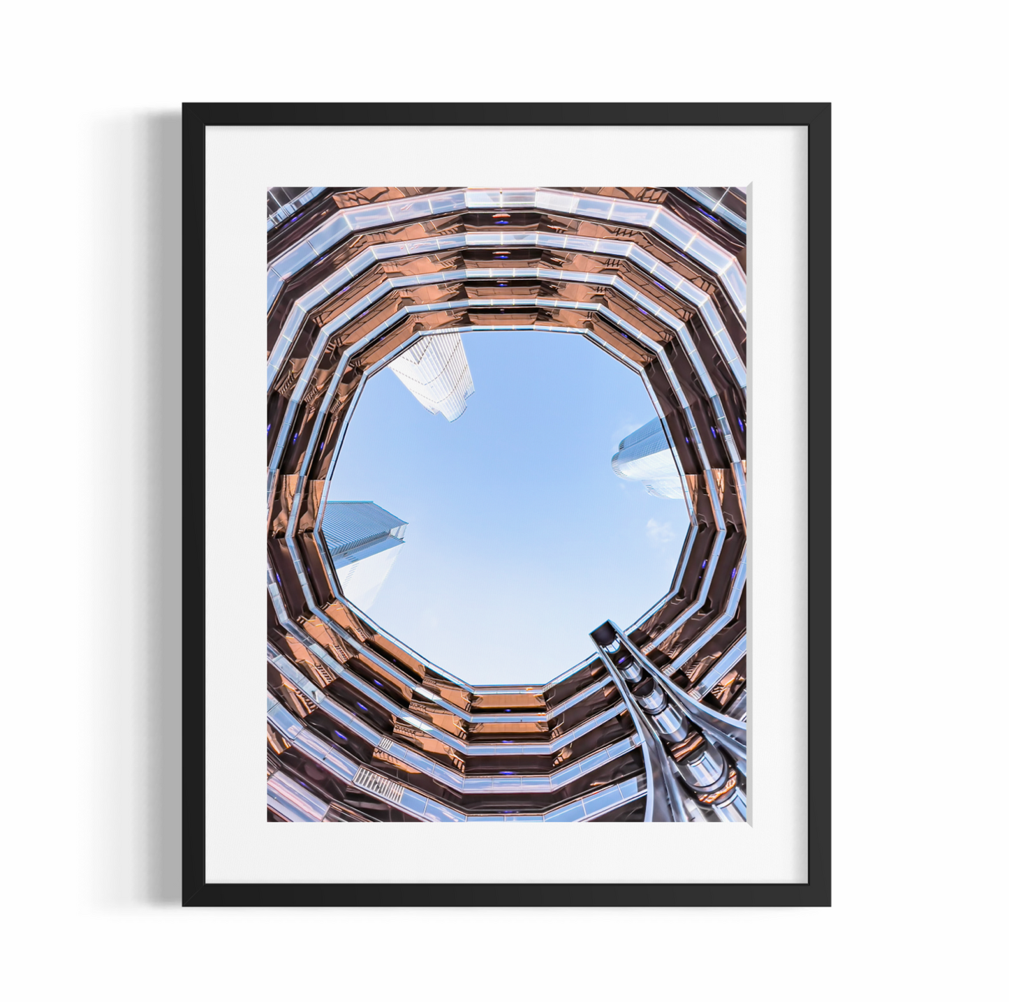 Fotodruck in Fine Art – Blick zum Himmel in New York – Limitierte Auflage