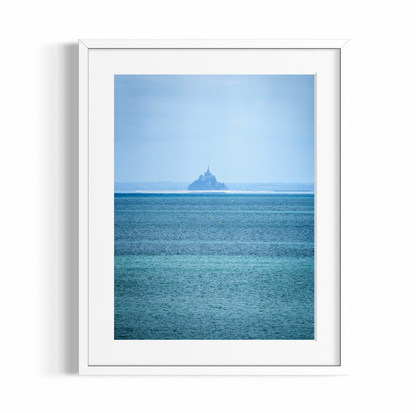 Fine Art Photographic Print - MONT SAINT MICHEL ON THE HORIZON - Limited Edition