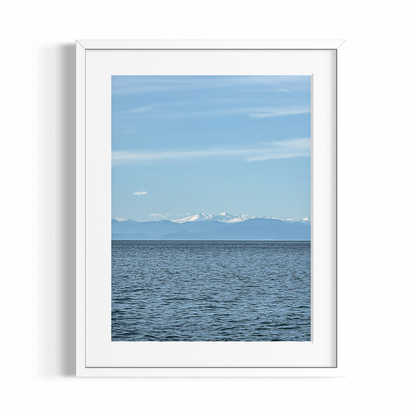 Fine Art Photographic Print - SNOW AND SEA - Limited Edition